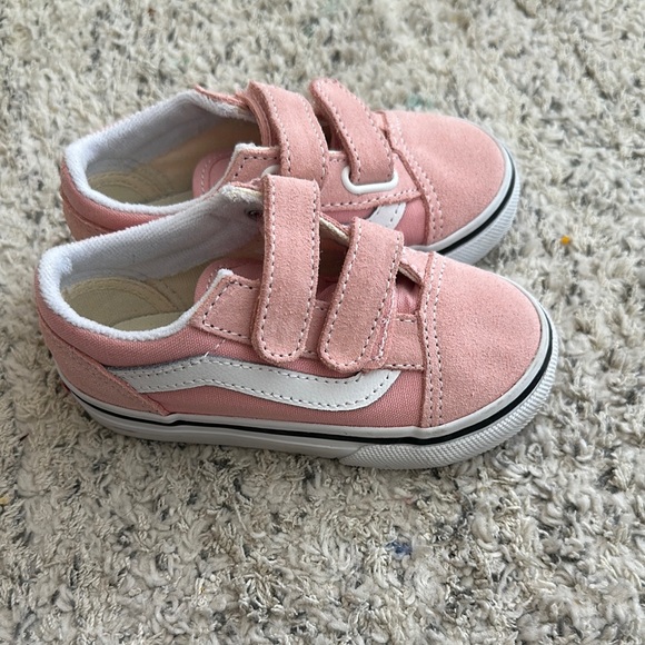 Vans Other - Vans Kids Pink Velcro Sneakers - Brand new!!